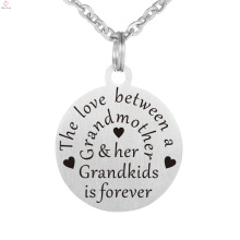 Personalized Photo Custom Charm Letter Alphabet Stamp Engraved Pendant Necklace